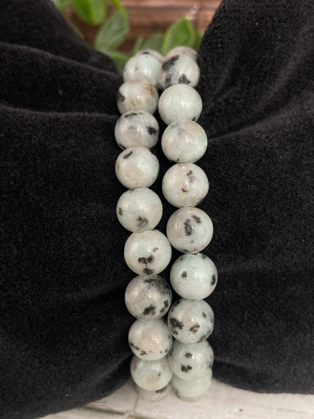 Kiwi Jasper Crystal Bracelet