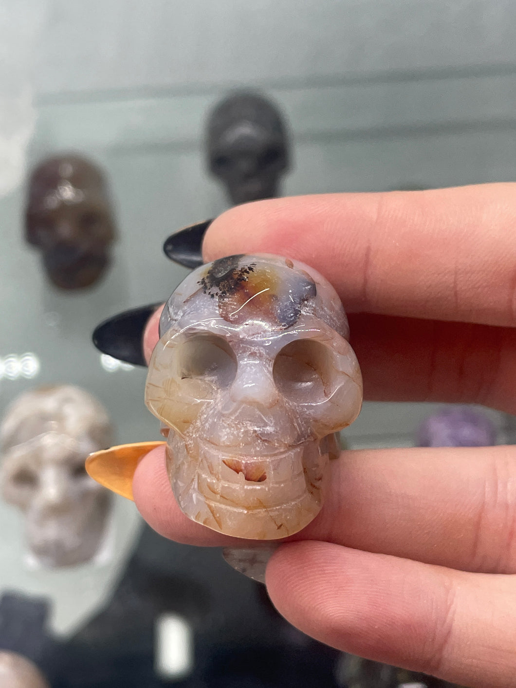 Carnelian Skull