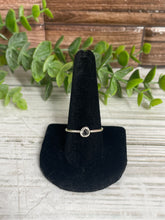 Load image into Gallery viewer, Herkimer Diamond SZ 10 Sterling Silver Ring