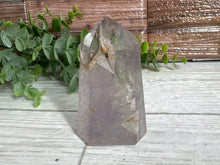 Load image into Gallery viewer, Amethyst and Black Tourmaline Tower