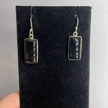Load image into Gallery viewer, Black Onyx Sterling Silver Earrings