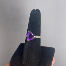 Load image into Gallery viewer, Amethyst Size 5 Sterling Silver Ring