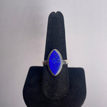 Load image into Gallery viewer, Lapis Lazuli Size 9 Sterling Silver Ring