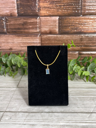 Labradorite 14k Gold Plated Sterling Silver Necklace