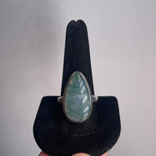 Load image into Gallery viewer, Moss Agate Size 12 Sterling Silver Ring