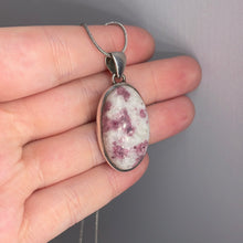 Load image into Gallery viewer, Pink Tourmaline Sterling Silver Pendant