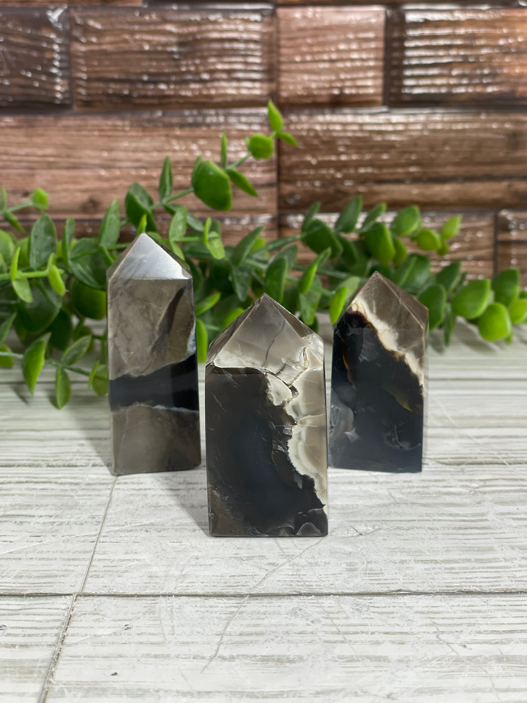 Volcanic Agate Obelisk Small