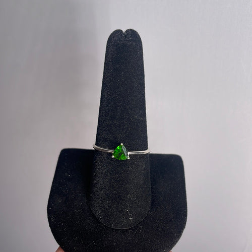 Diopside Size 9 Sterling Silver Ring
