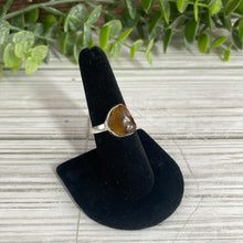 Load image into Gallery viewer, Cognac Quartz Size 8 Sterling Silver Ring