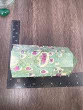 Load image into Gallery viewer, Ruby Fuchsite Large Tower