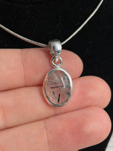 Load image into Gallery viewer, Tourmaline In Quartz Sterling Silver Pendant