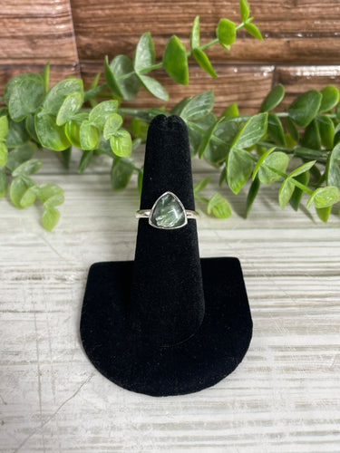 Seraphinite SZ 6 Sterling Silver Ring