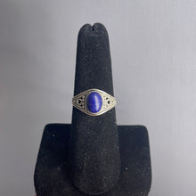 Load image into Gallery viewer, Lapis Lazuli Size 7 Sterling Silver Ring