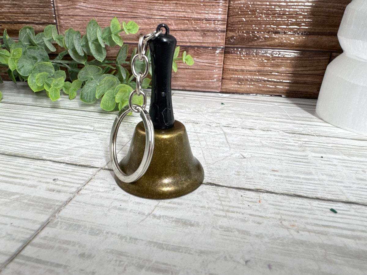 Bronze Keychain Bell – Buried Treasures Crystals
