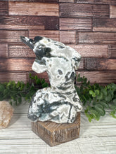 Load image into Gallery viewer, Moss Agate Dolphin Carving