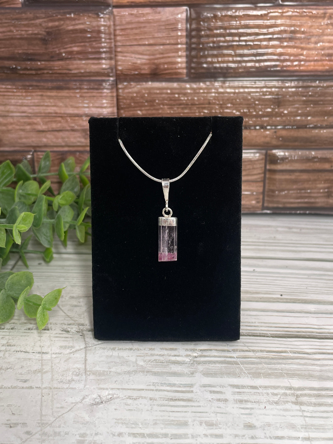 Kunzite Sterling Silver Pendant