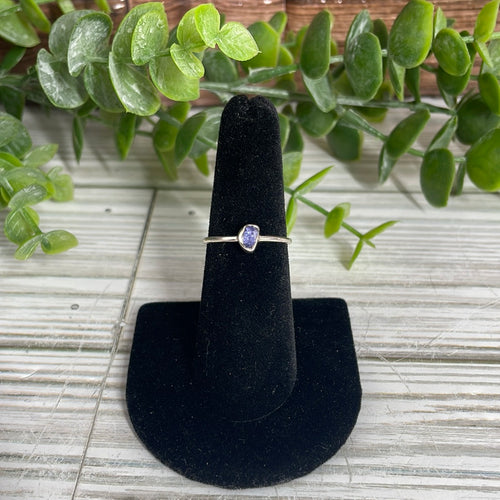 Tanzanite Size 6 Sterling Silver Ring