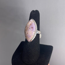 Load image into Gallery viewer, Violet Opal Size 7 Sterling Silver Ring