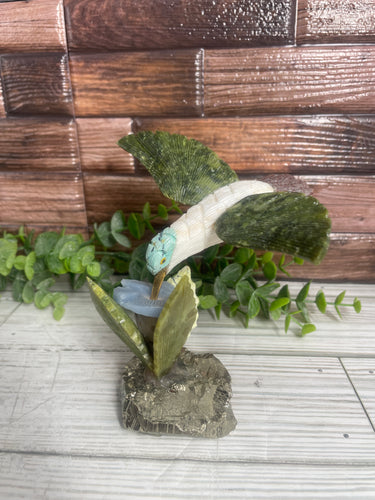 Crystal Hummingbird Statue