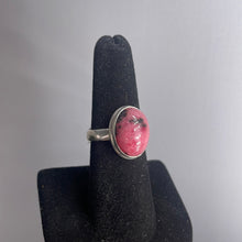 Load image into Gallery viewer, Rhodonite Size 7 Sterling Silver Ring