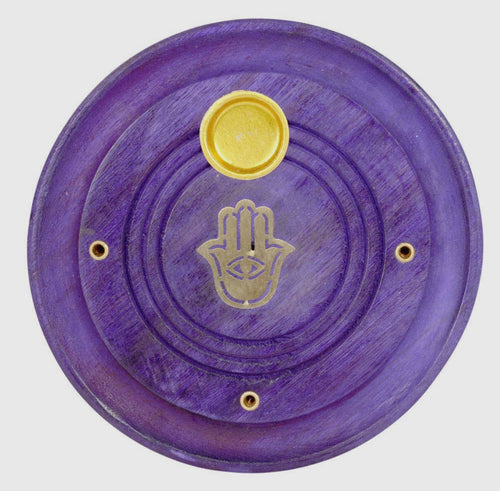 Purple Cone Incense Burner