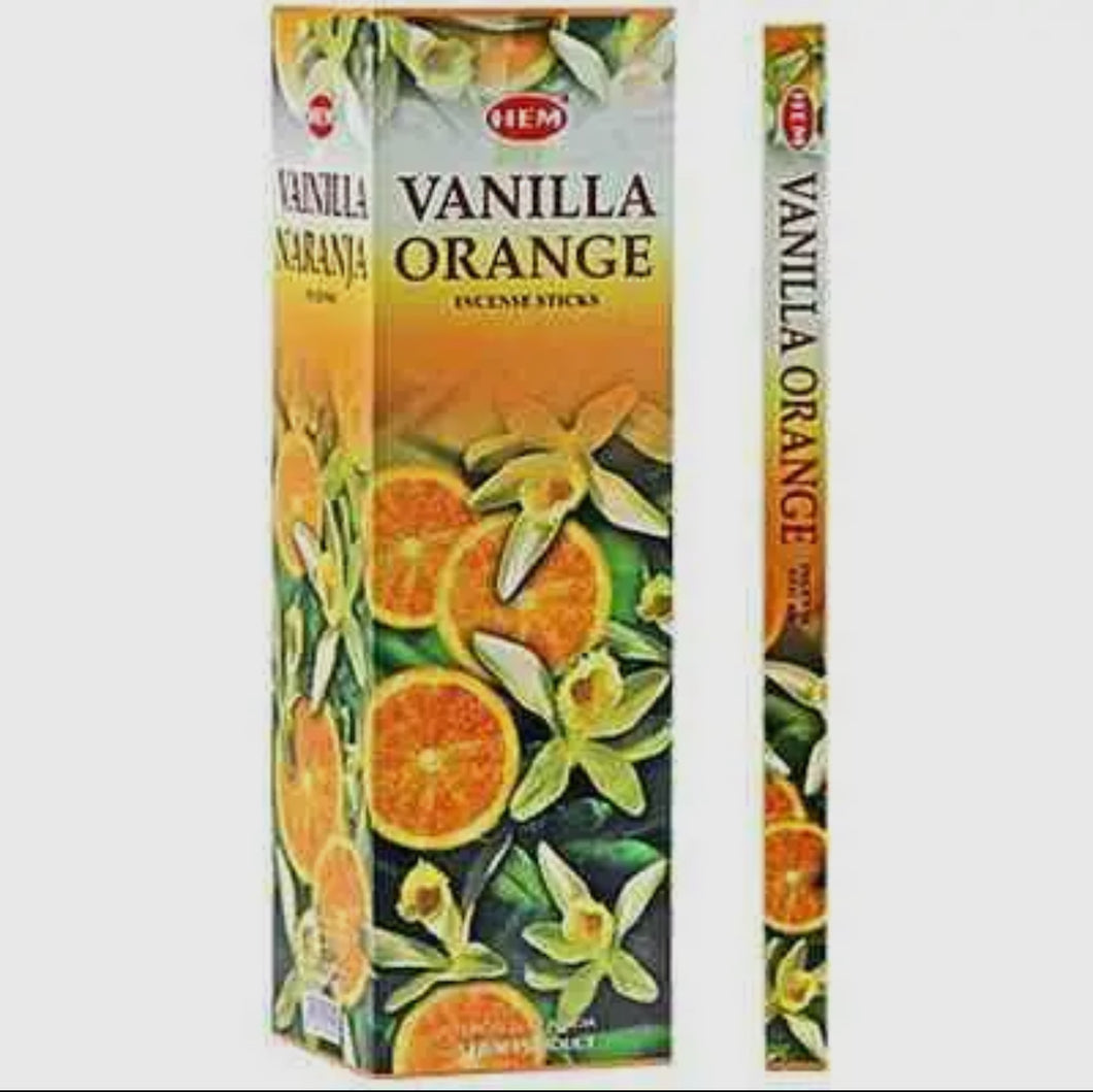 Vanilla Orange Hem Incense Sticks