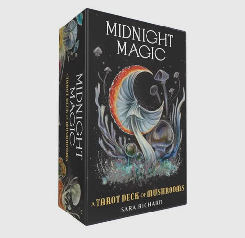 Midnight Magic Mushroom Tarot Deck