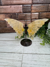Load image into Gallery viewer, Golden Healer Butterfly on Stand