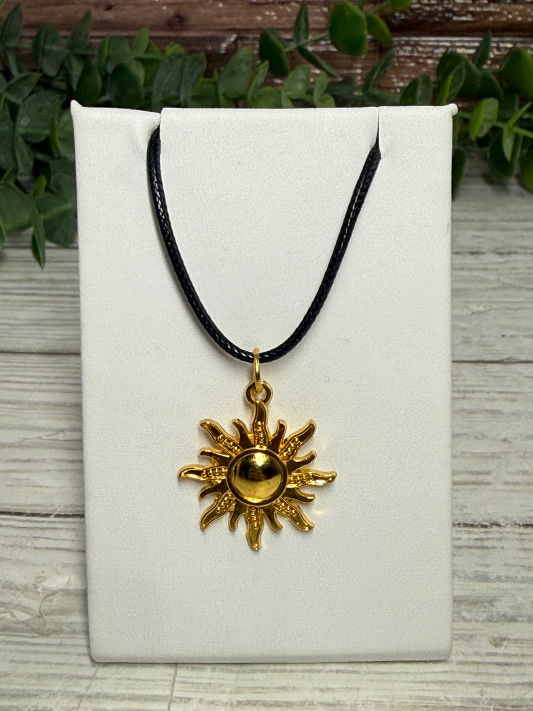 Gold Sun Necklace
