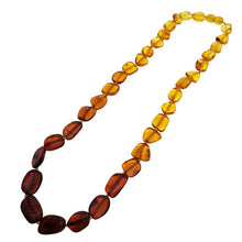 Load image into Gallery viewer, Multi-Color Amber Rainbow Beaded Necklace