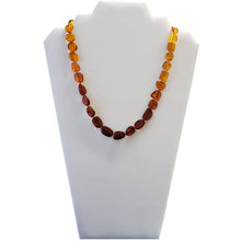 Load image into Gallery viewer, Multi-Color Amber Rainbow Beaded Necklace