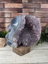 Load image into Gallery viewer, Amethyst Agate Skull