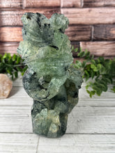 Load image into Gallery viewer, Prehnite Dragon Carving