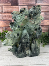 Load image into Gallery viewer, Prehnite Dragon Carving