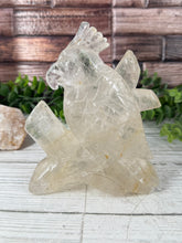 Load image into Gallery viewer, Clear Quartz Parrot Carving