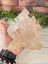 Load image into Gallery viewer, Clear Quartz Parrot Carving