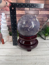 Load image into Gallery viewer, XL Lepidolite Sphere