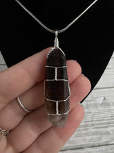 Load image into Gallery viewer, Smoky Quartz Wire-Wrapped Pendant
