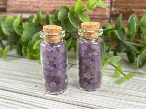 Grape Chalcedony Mini Gem Bottle