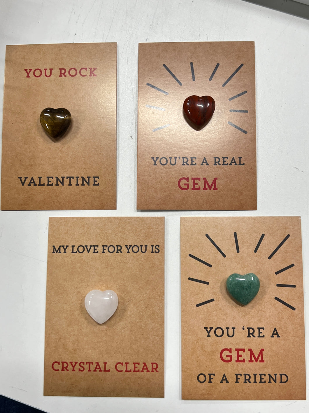 Gemstone Valentine Card