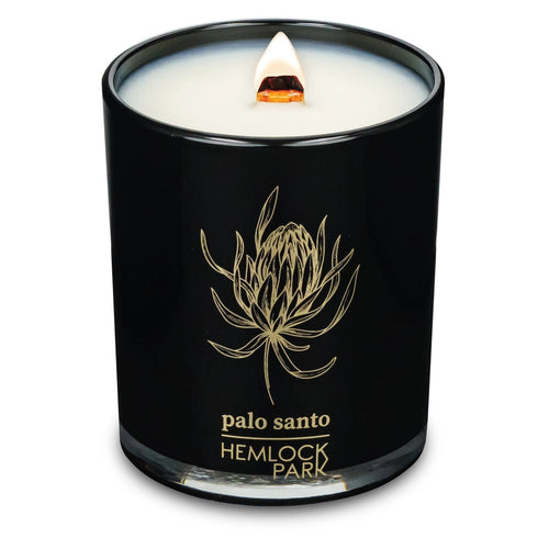 Palo Santo Black and Gold Candle