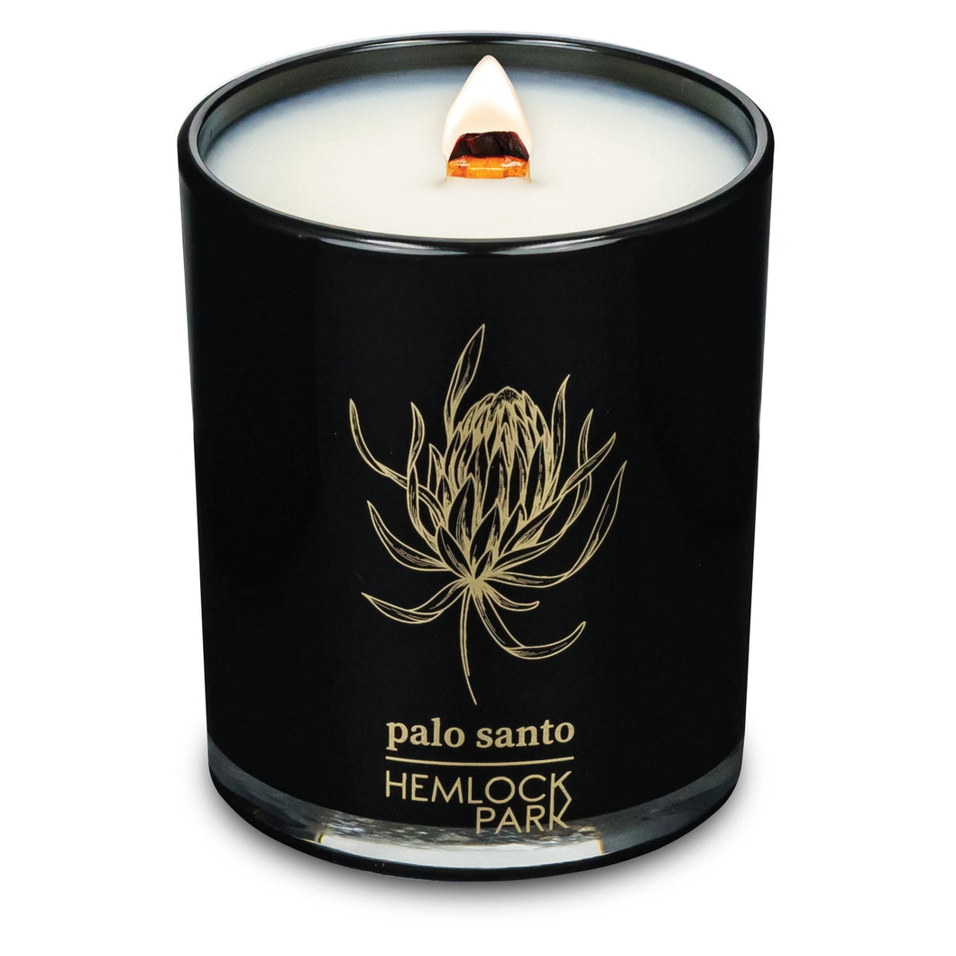 Palo Santo Black and Gold Candle
