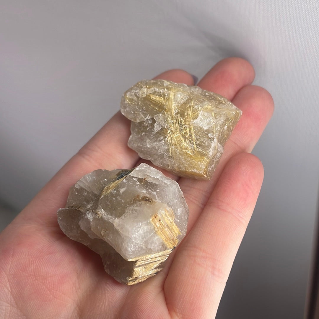 Raw Rutile Raw Rutile Quartz – Buried Treasures Crystals