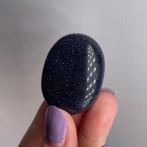 Blue Goldstone Palm Stone