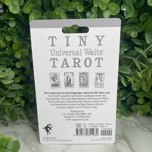 Load image into Gallery viewer, Tiny Universal Waite Tarot Deck &amp; Keychain