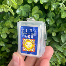 Load image into Gallery viewer, Tiny Universal Waite Tarot Deck &amp; Keychain