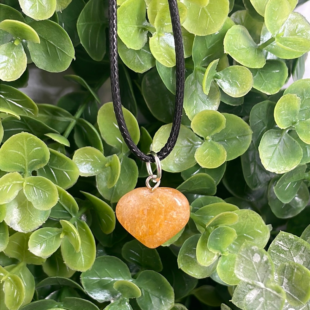 Golden Healer Heart Necklace