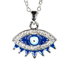 Load image into Gallery viewer, Evil Eye Rhinestone Necklace
