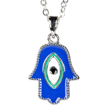 Load image into Gallery viewer, Evil Eye Hamsa Necklace