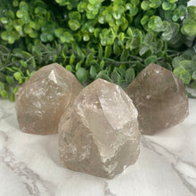 Load image into Gallery viewer, Smoky Quartz Half Polished Point